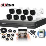 Kit HDCVI 8 Cámaras bullet 1 TB Dahua